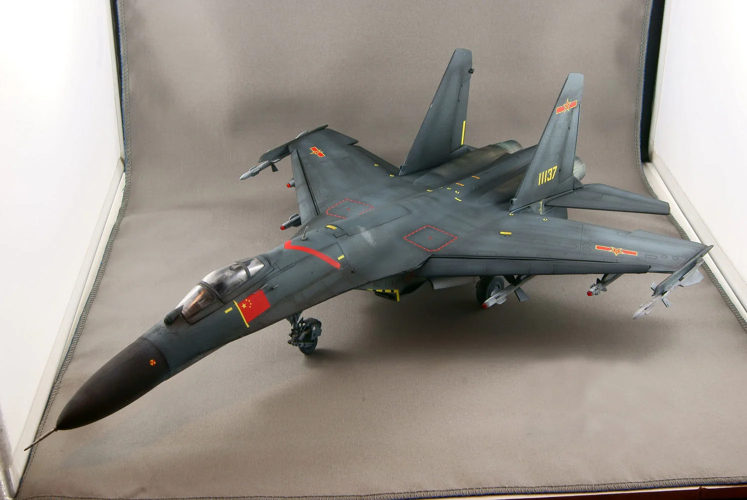 1:48 China J-11 Fighter Military Assemble Aircraft Model Simulation 1/48 fighters Sue 27  Fighter Model