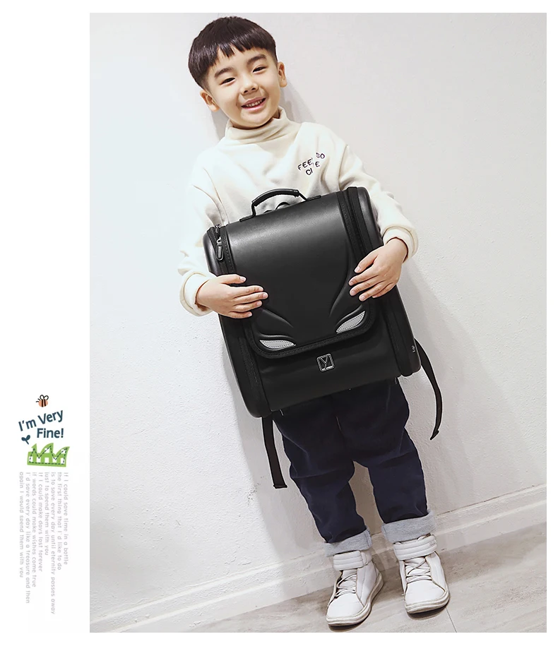 Kids school backpack Bags on wheels Japan School Backpack kid Orthopedic wheeled backpack Children PU Japanese trolley backpacks