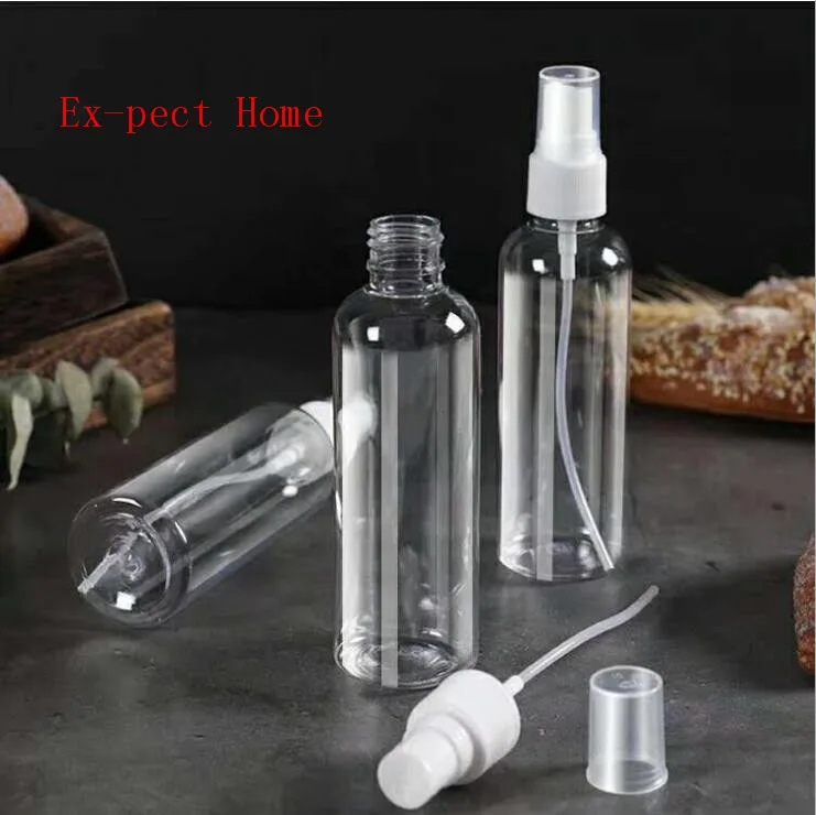 100pcs 100ml Refillable Bottles Travel Transparent Plastic Perfume Bottle Atomizer Empty Small Spray Bottle toxic free and safe