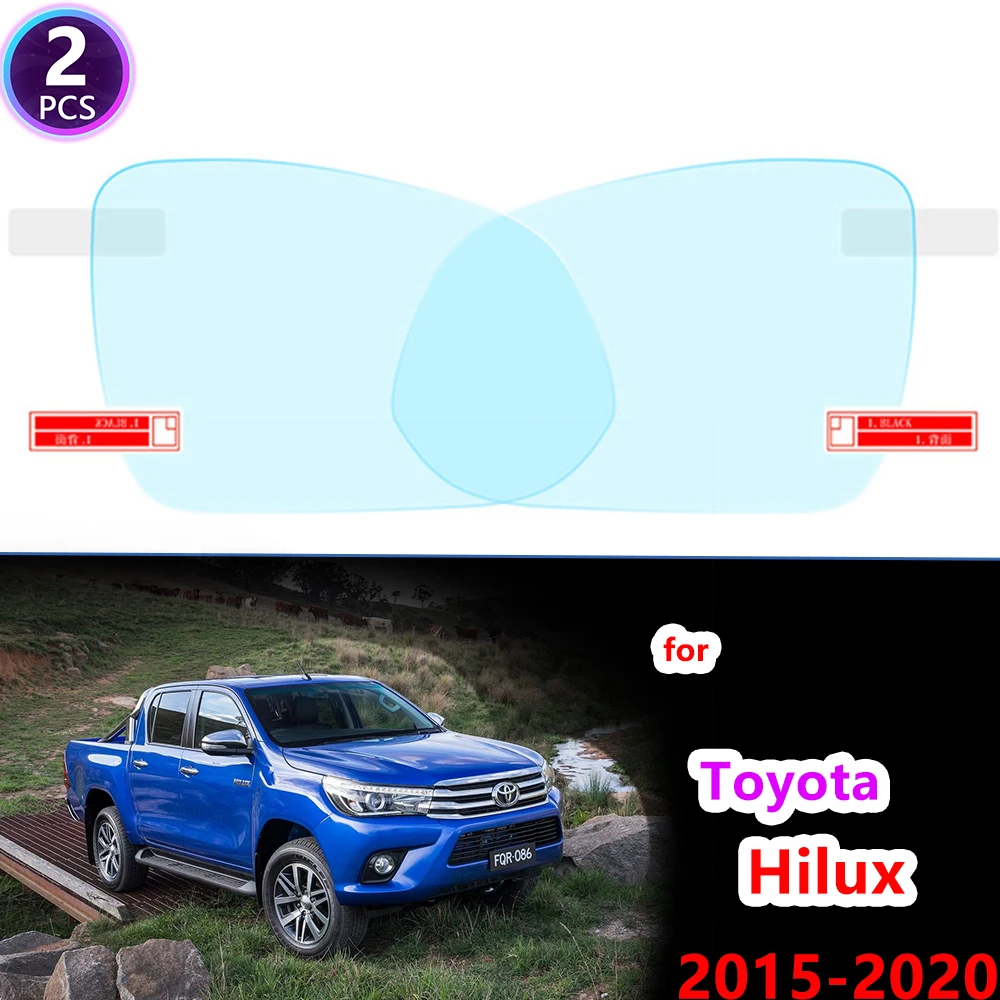 

Для Toyota Hilux SR5 2015 ~ 2020 Hilux REVO VIGO AN120 AN13 полное покрытие защитная непромокаемая пленка зеркало заднего вида автомобильные аксессуары