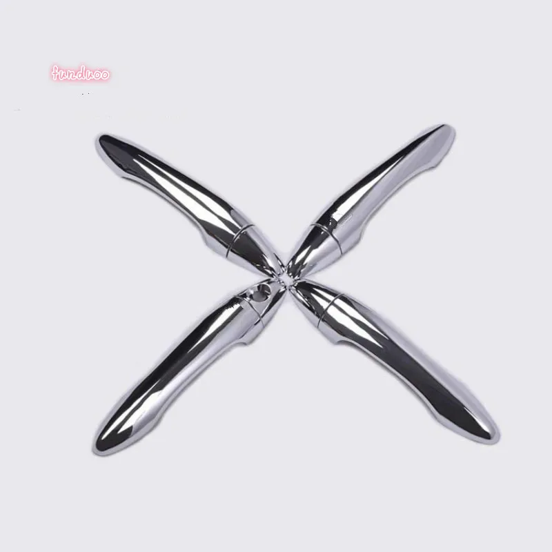 FUNDUOO For Kia K3 / Kia Cerato 2012 2013 2014 2015 2016 2017 New Chrome Door Handle Cover Trim Sticker Car Styling Accessories