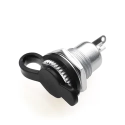 5.5mm x 2.1mm/5.5x2.5 DC Power Jack Socket Female Panel Mount Connector Metal Panel Mount  Interface Plug Wire Terminals