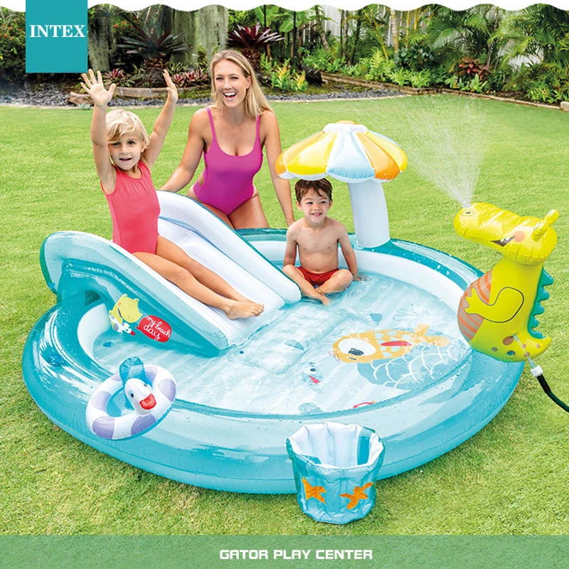 

Kids Inflatable Swimming Pool Baby Aquapark Pool Children Inflatable Bath Tub Large Baby Paddling Pool Outdoor Water Party Toys