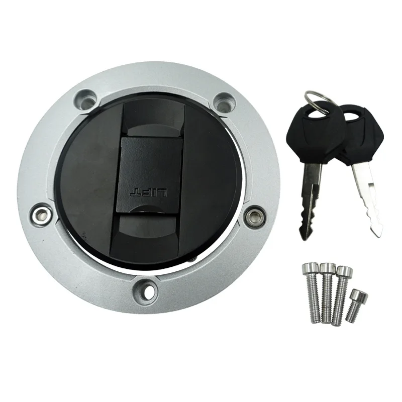 Motorcycle Fuel Tank Cap with 2 Keys For Suzuki GW250 EN125-3A/3F EN150，Gas Oil Fuel Tank Cap Lock Cover ，Motorcycle Accessories