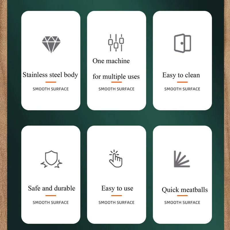 เครื่องทําลูกชิ้นสแตนเลสคุณภาพสูงเชิงพาณิชย์และใช้งานง่ายเครื่องทําลูกชิ้นไฟฟ้าอัตโนมัติ