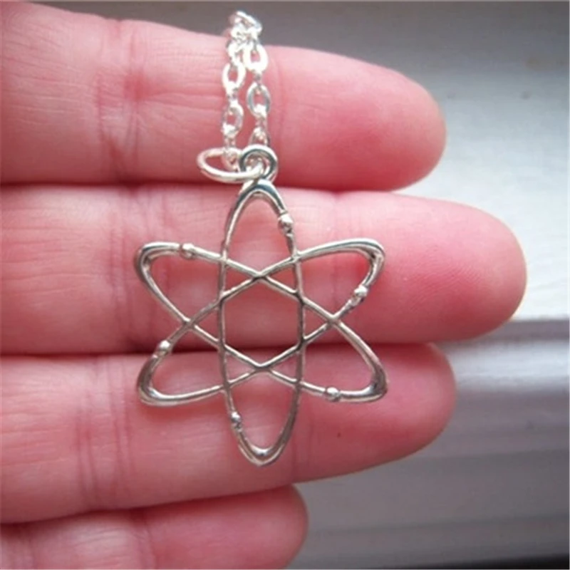 Atom Necklace Science Necklace Big Pendant Necklace