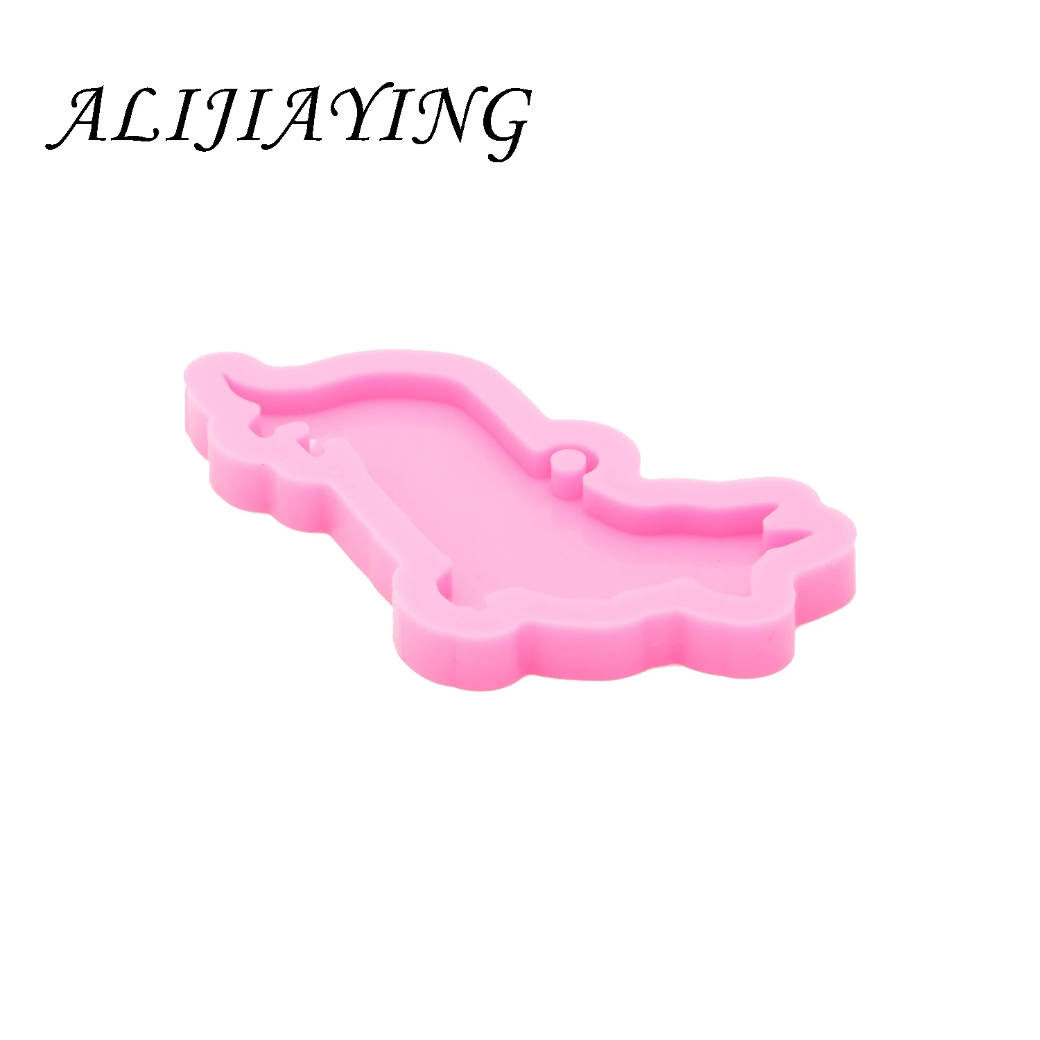 Shiny Silicone Corgi Mold for keychain pendant - Dog Pug Resin Crafting Mold - Diy Epoxy Resin Molds Jewelry Making DY0813