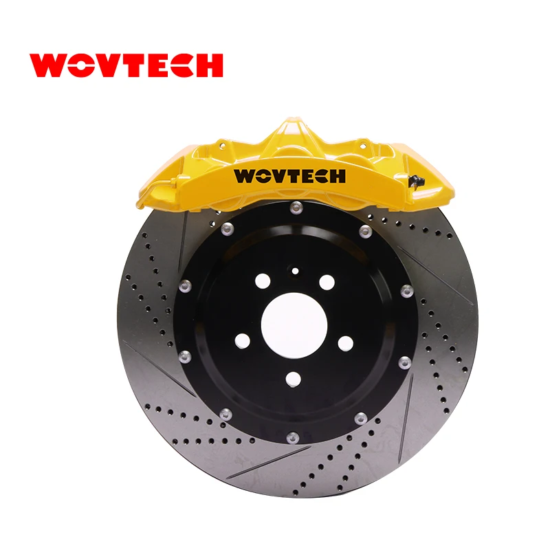 Wovtech Gt6 Brake Kit  6 Pot Big Caliper with 355*32mm Rotor Disc Kits for Golf Gti Mk7 5 Front 18 Inch Front Wheel