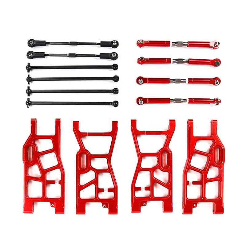 

Alloy Suspension Extended Complete A-arm Kit for 1/5 Losi 5ive T ROFUN ROVAN XLT LT KingmotorX2 DDT FID TRUCK Rc Car Toy Parts