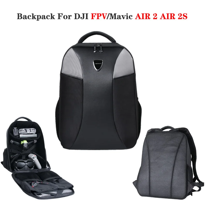 Drone Backpack For DJI FPV/Mavic AIR 2 AIR 2S Combo Goggles V2 Portable Shoulder  Carrying  Case Outdoor Bag