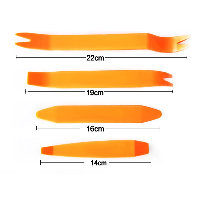 1/4Pcs Car Audio Disassembly Tool Plastic Pry Bar Door Panel Disassembly Pry Panel Interior Clip  Crowbar