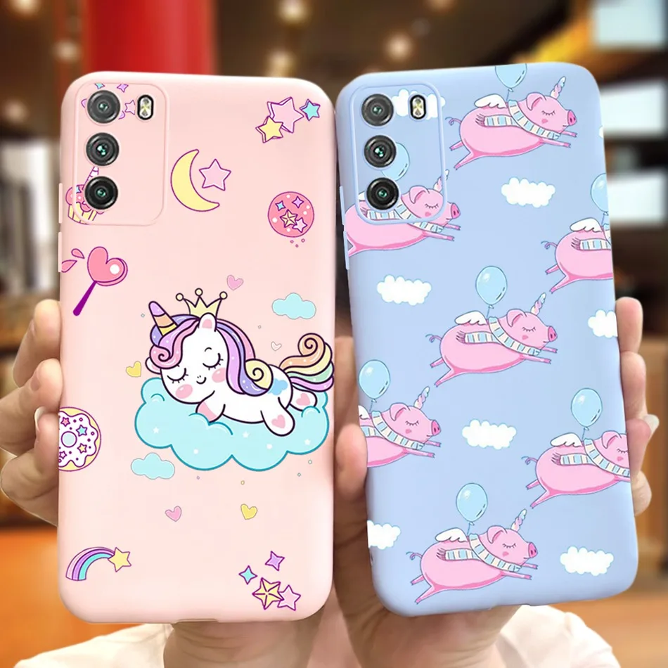 Poco M3 Cute Cartoon Unicorn Soft Case For Xiaomi Poco M3 X2 X3 NFC F2 Pro Candy TPU Silicone Phone Back Cover Funda Shell Bags