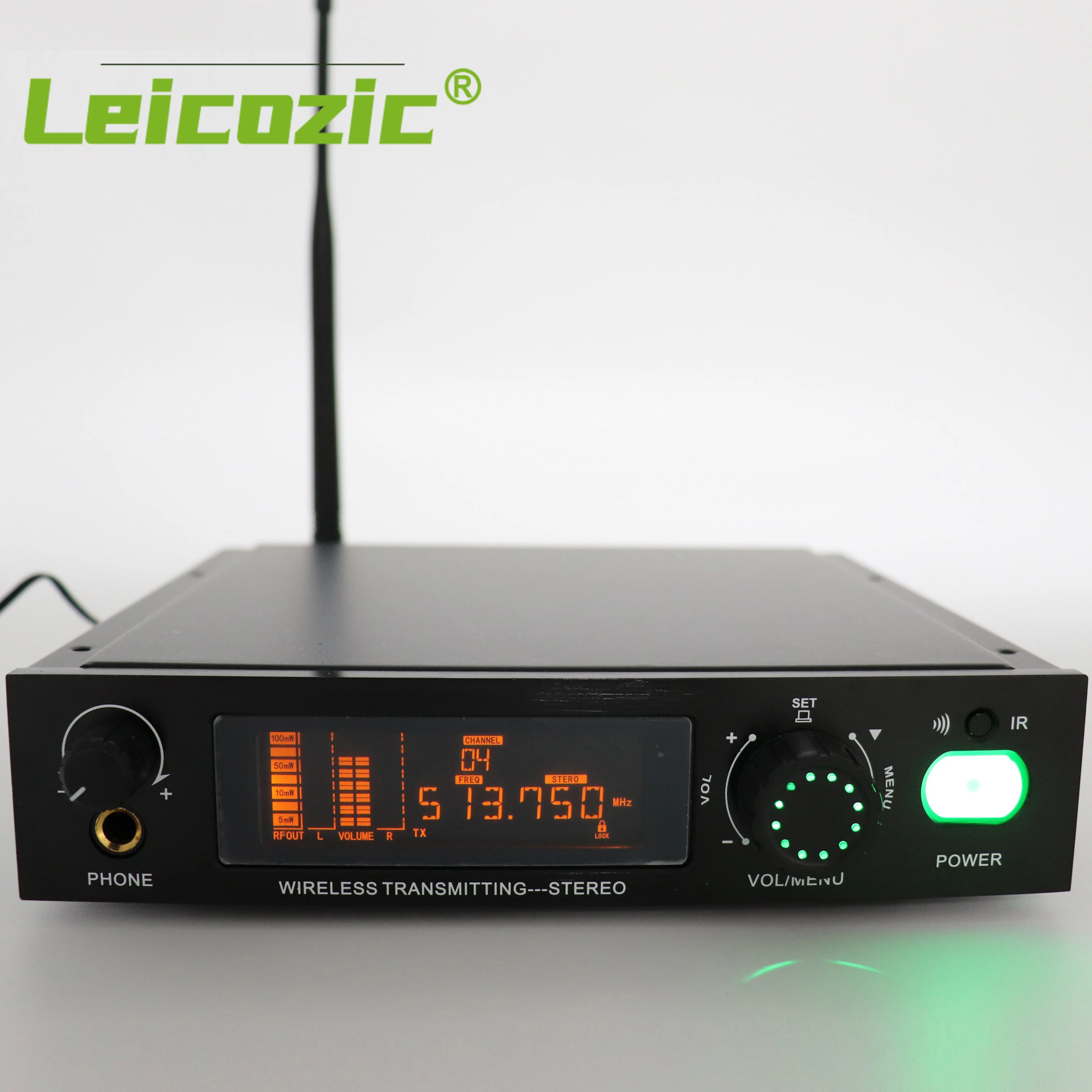 Leicozic Stereo In Ear Monitor System S782-7102 Wide Band 512-537 Professional Singer Stage Audio Equipment Equipo Music Studio