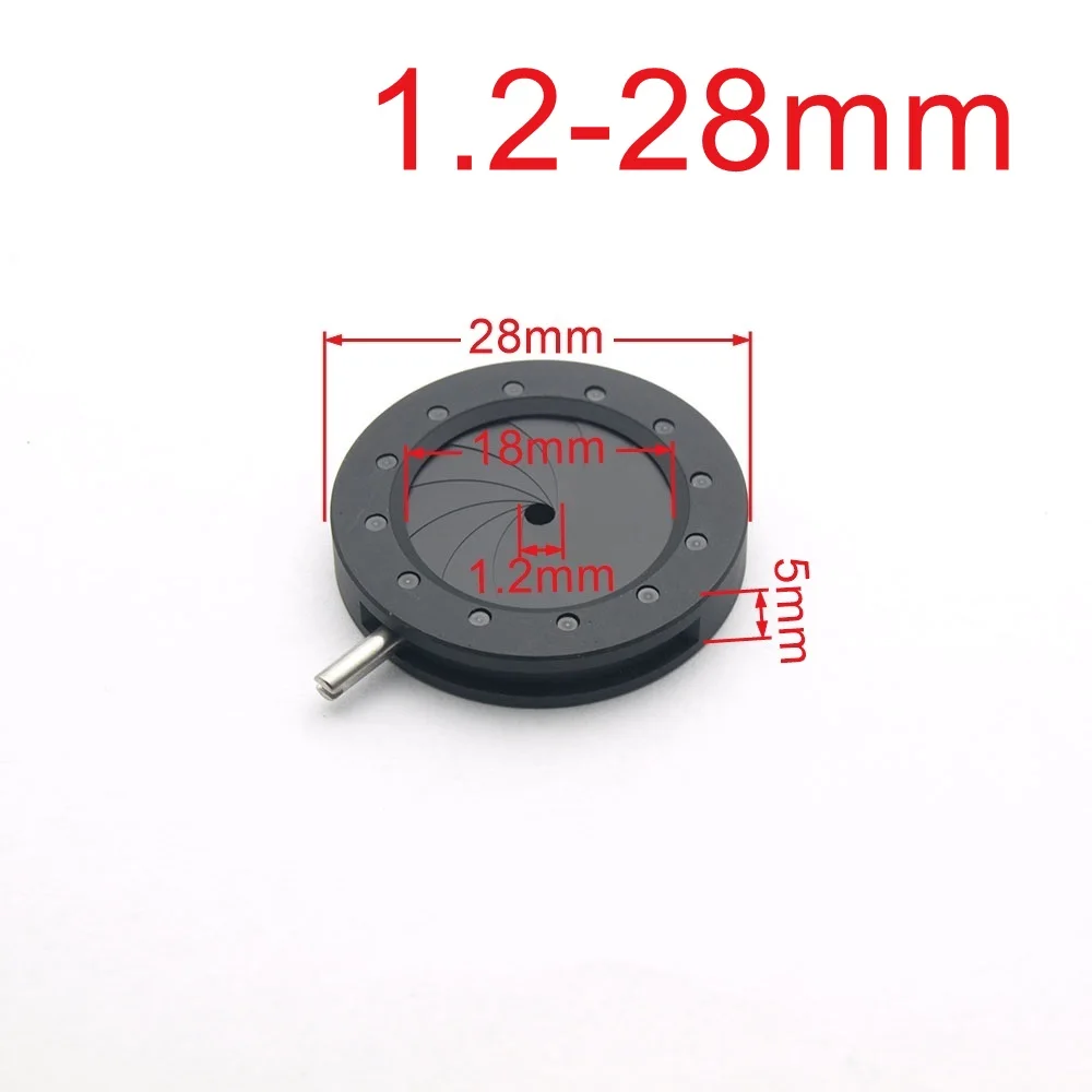 Adjustable Optical Mechanical Iris Aperture Diaphragm Condensor Camera Modules Medium Diameter