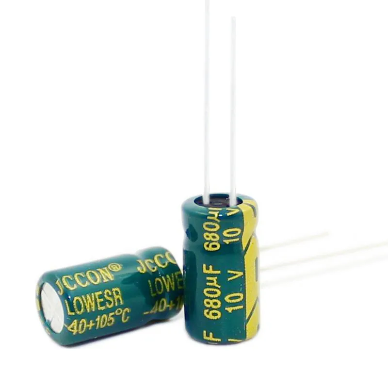 200PCS 680UF 10V 10V680UF Aluminum Electrolytic Capacitor  high-frequency 6.3X11MM