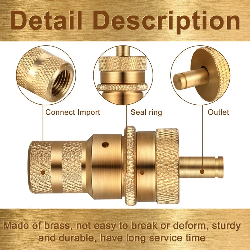 4Pcs Offroad Brass Tire Venting Machine s Kit Automatic 6-30Psi Tyre Tire Pressure Relief Valve Deflators Bleeder Valve