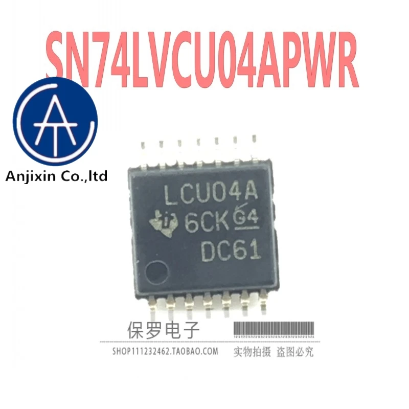 10pcs 100% orginal and new inverter SN74LVCU04APWR silk screen LCU04A TSSOP-14 patch real stock