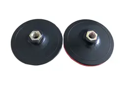 115MM Black Plastic Foam Backer Pad Backed Up Pad Sticky Disk For Sticking Diamond Wet Or Dry Abrasive Polishing Pad