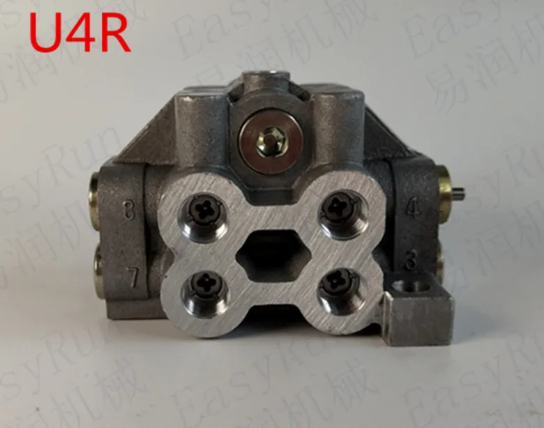 U-4 Type Grease distributor block For Centralized Lubrication System/CNC Machine Centre 4way