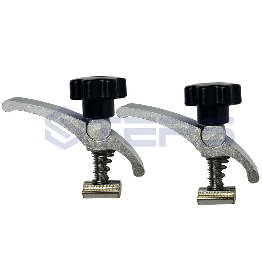 2PCS Aluminum Alloy T-Track Hold-Down Clamps Kit for Woodworking and Metalworking Compatible with CNC 3018 Machines