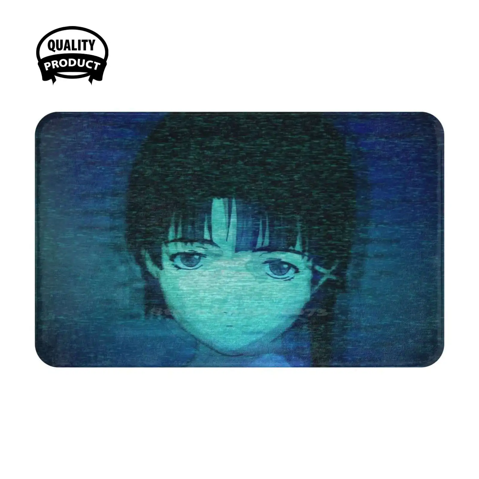 Lain On Internet Soft Cushion Home Carpet Door Mat Car Rug Vapowave Hipster Different Seapunk Sad Internet Conceptual Pretty