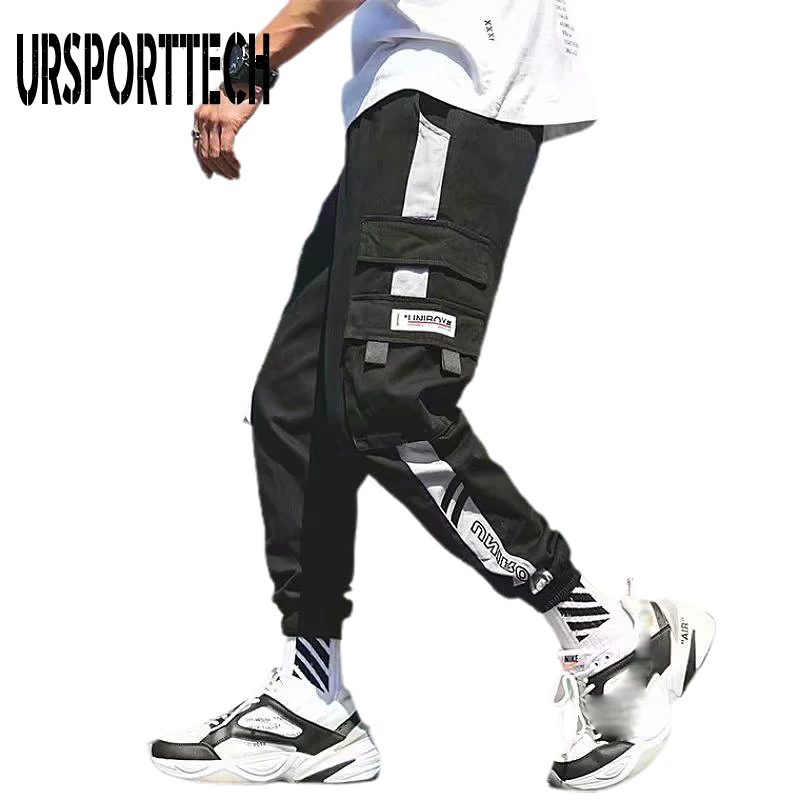 

Pants Men Streetwear Hip Hop Joggers Loose Pantalones Harem Black Cargo Pants Trousers Sport Casual sport Pants Men Plus Size