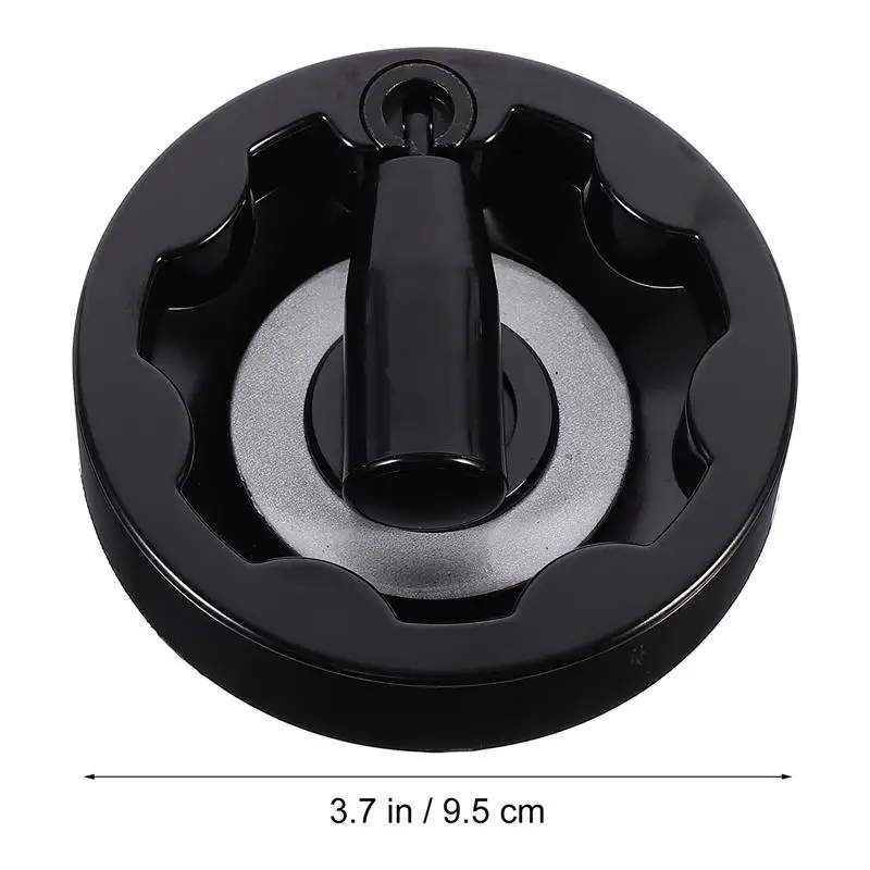 1pc Professional Hand Wheel Folding Revolving Handle Inside Ripple Wheel Machine Rear Ripple Hand Wheel With Revolving Handle