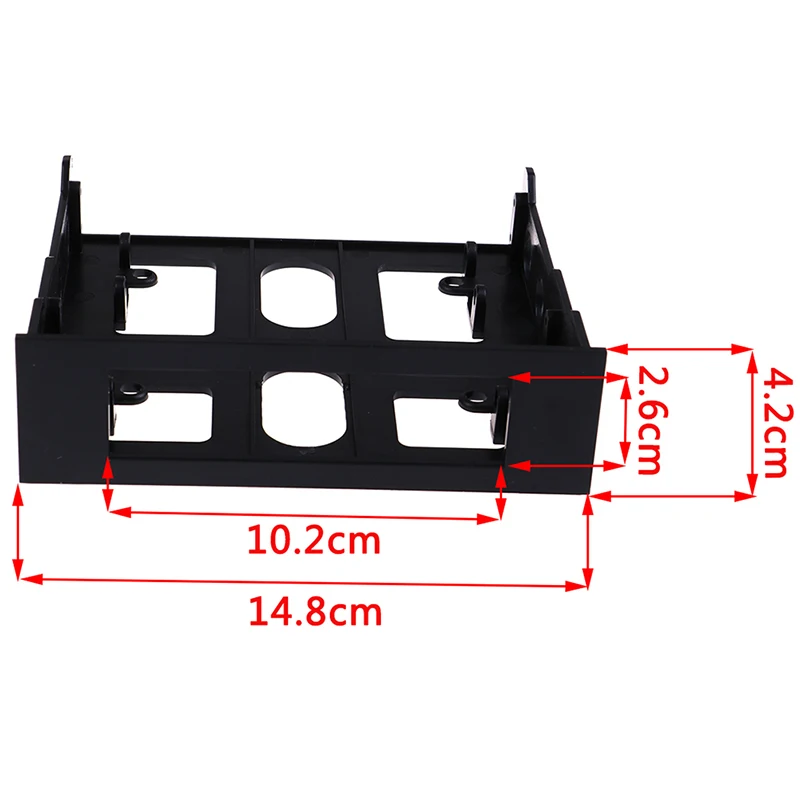 3.5 To 5.25 Floppy To Optical Drive Bay Mounting Bracket Converter For Front Panel Hub Card Reader Fan Speed Controller