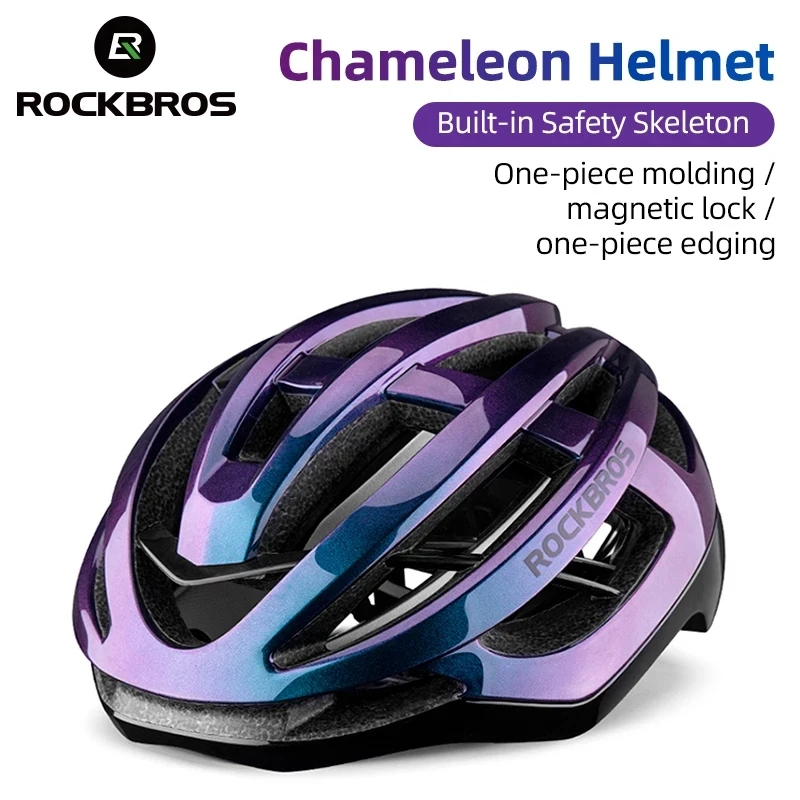 

ROCKBROS Bicycle Helmet Women&Men Breathable Ultralight Cycling Helmet MTB Road Integrally-molded Bike Helmet Sport Safety Cap