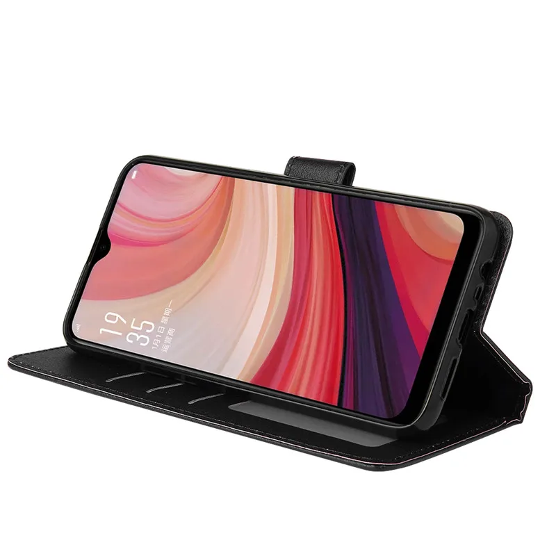 OPPO A12 レザーケース Coque OPPO A12 ケース na sFor OPPO A 12 CPH2083 CPH2077 カバークラシックスタイルフリップ財布電話ケース Etui