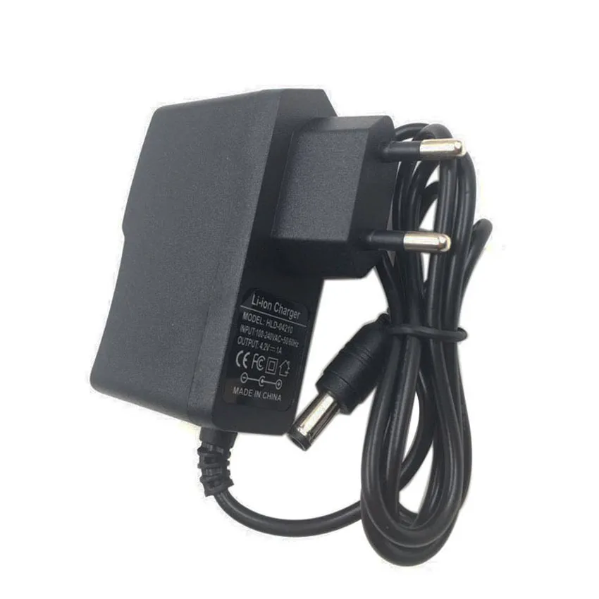 AC 100-240V DC Smart Ladegerät 4,2 V 1Afor 3,6 V 3,7 V 1S Li-Ion Li-po 18650 Batterie Scheinwerfer Ladegerät Power Adapter