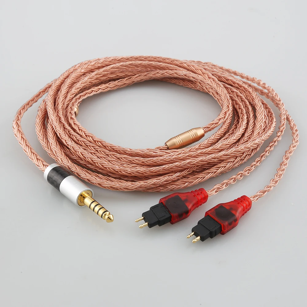 2.5mm 3.5mm XLR bilanciato 16 Core 99% 7N OCC cavo auricolare per cuffie Sennheiser HD580 HD600 HD650 HDxxx HD660S HD58x HD6xx