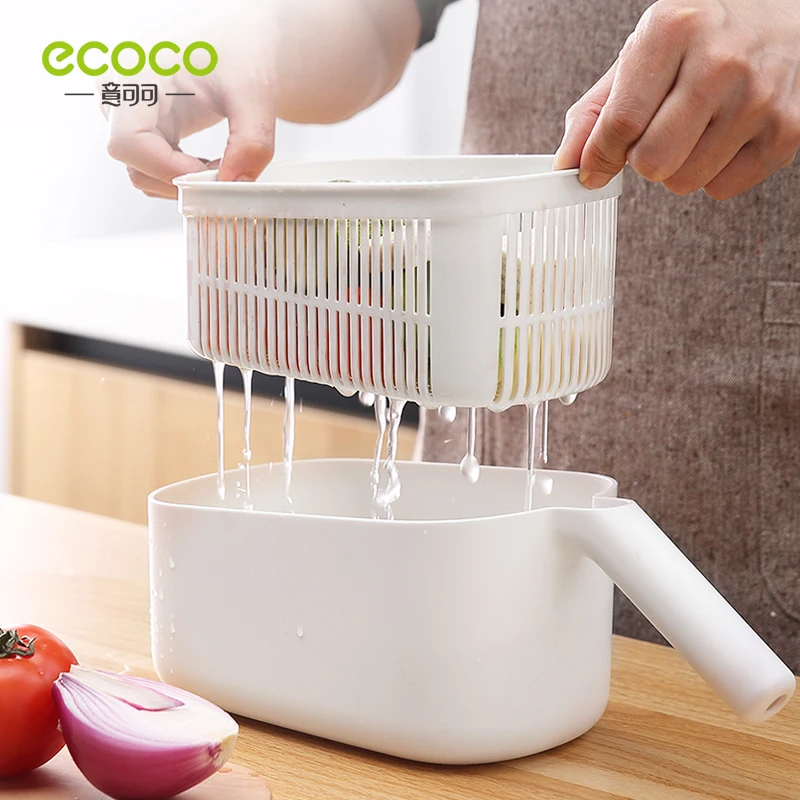 ECOCO Multifunctional Vegetable Kitchen Tool Slicer Manual Vegetable Cutter Professional Grater With Adjustable Blades