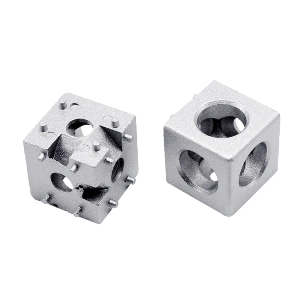 Aluminum Profile 2020/ 3030/4040/4545 2 3 Way Right Angle Connection Fittings Corner Connector Fastener External Bracket