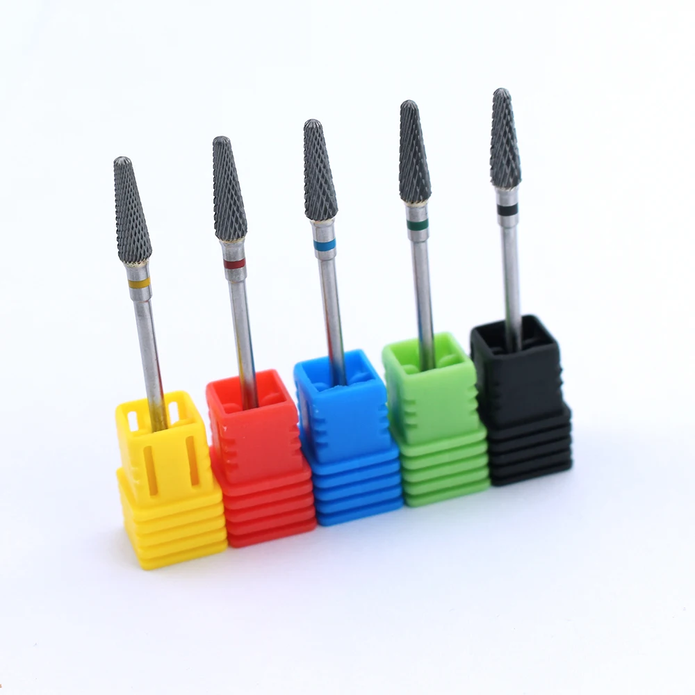 1pcs Carbide Nail Drill Bit Electric Manicure Drills Milling Cutter Files Nail Art Equipment Bits Pedicure Tools Accessories