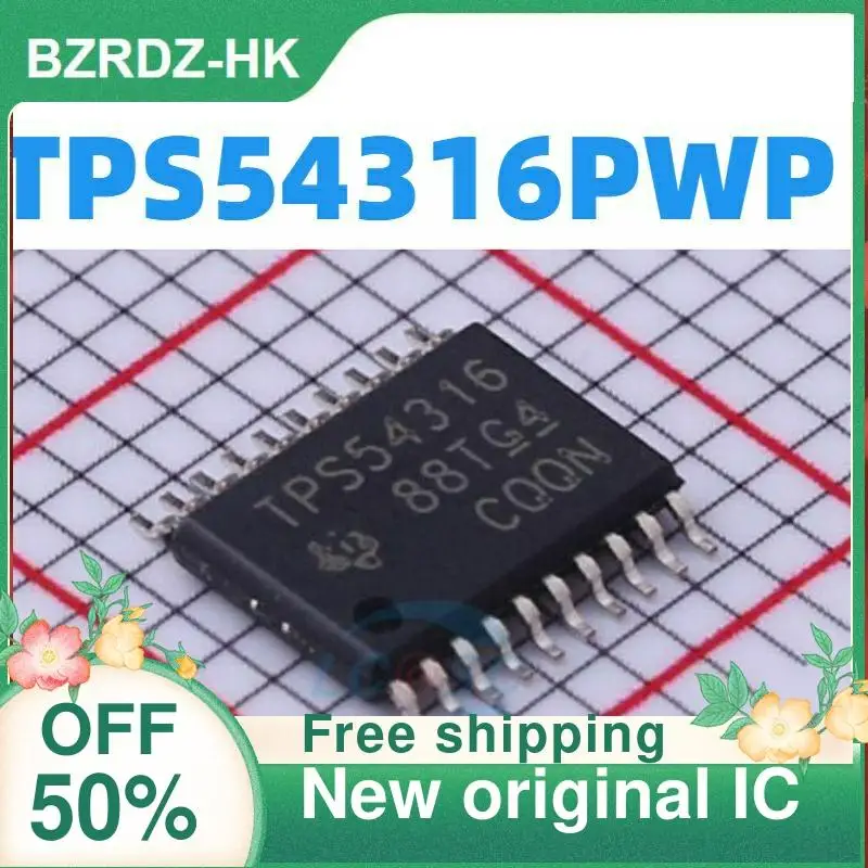 

5PCS TPS54316PWP TPS54316PWPR TPS54316 New original IC Switch Regulator IC Chip