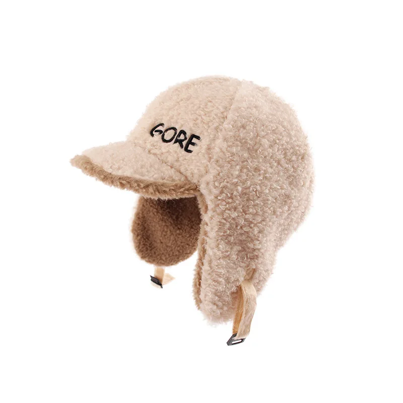 Autumn Winter New 모자 Cashmere Hat For Women\'s Russian Hat Men\'s Korean Casual Thickened Warm Earflap Hat Soft Pilot Cap
