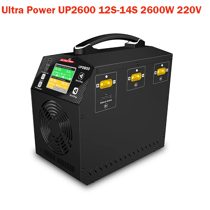 Ultra Power UP2600 AC 220V 2600W 12S-14S 12-14S LiPo/LiHV Battery UAV Drone Charger