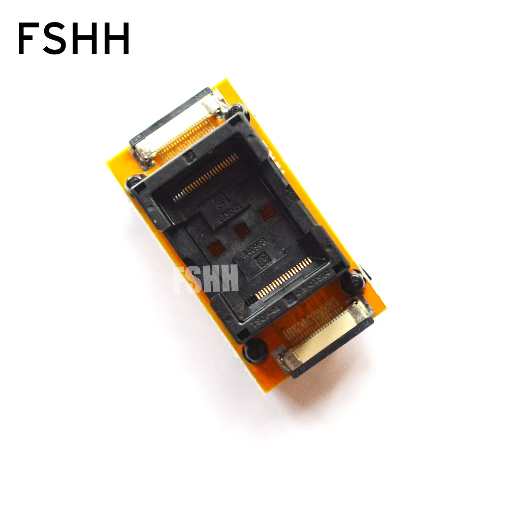 Program Test SMD welding TSOP40 to TSOP40 test socket 0.5mm 20mm TSOP40 On line test socket