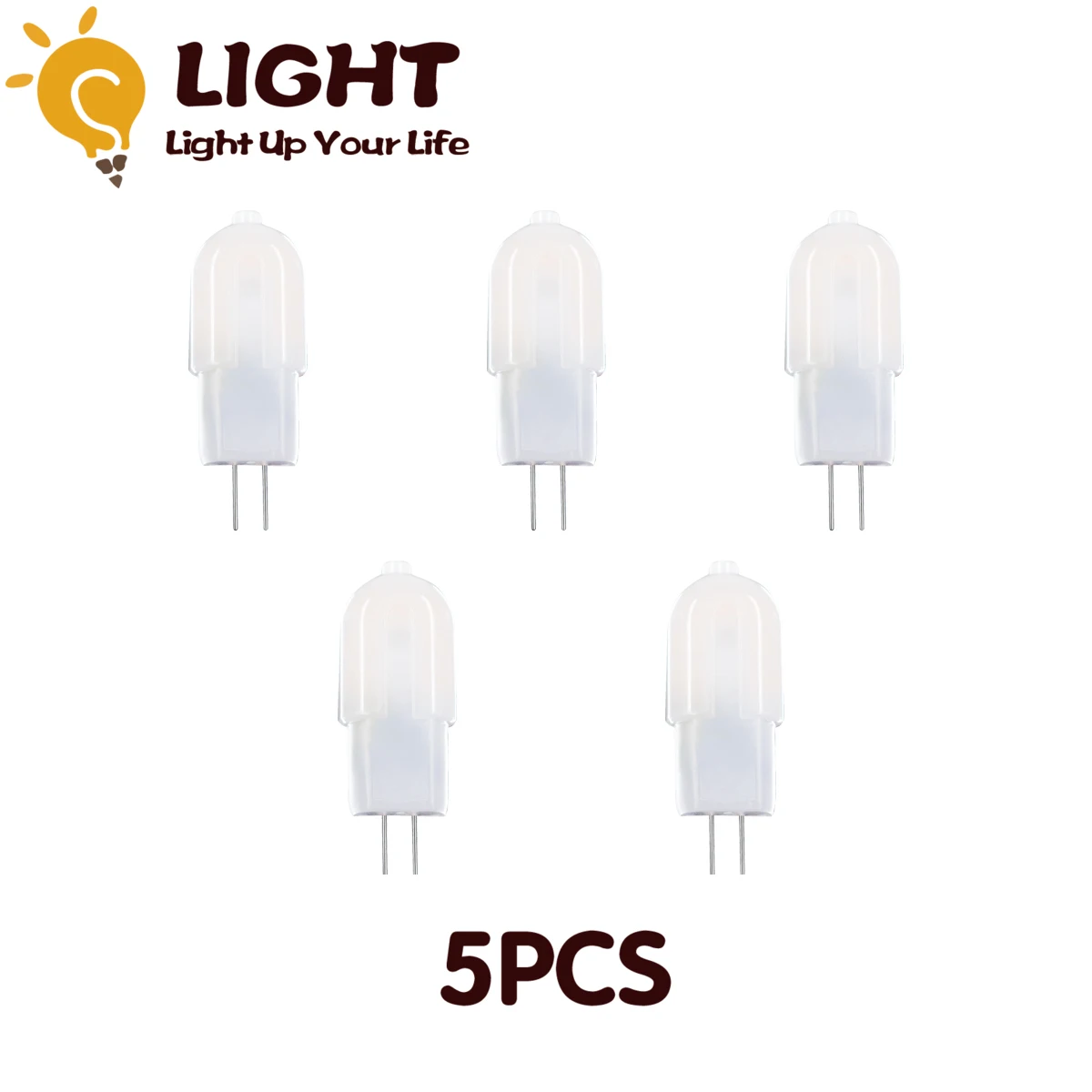 

5pcs/lot LED Super Bright G4 1.4W with PC Cover 12V SMD2835 Energy Saving Lamp Mini Bulb