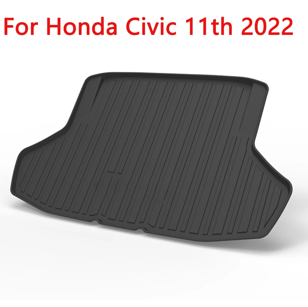 

Black Rear Trunk Boot Liner Cargo Mat Floor Tray For new Honda Civic 11th 2022