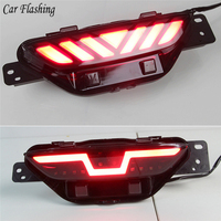1PCS LED For TOYOTA C-HR CHR 2016 2017 2018 2019 LED driving rear bumper lights brake tail light reverse light warning DRL