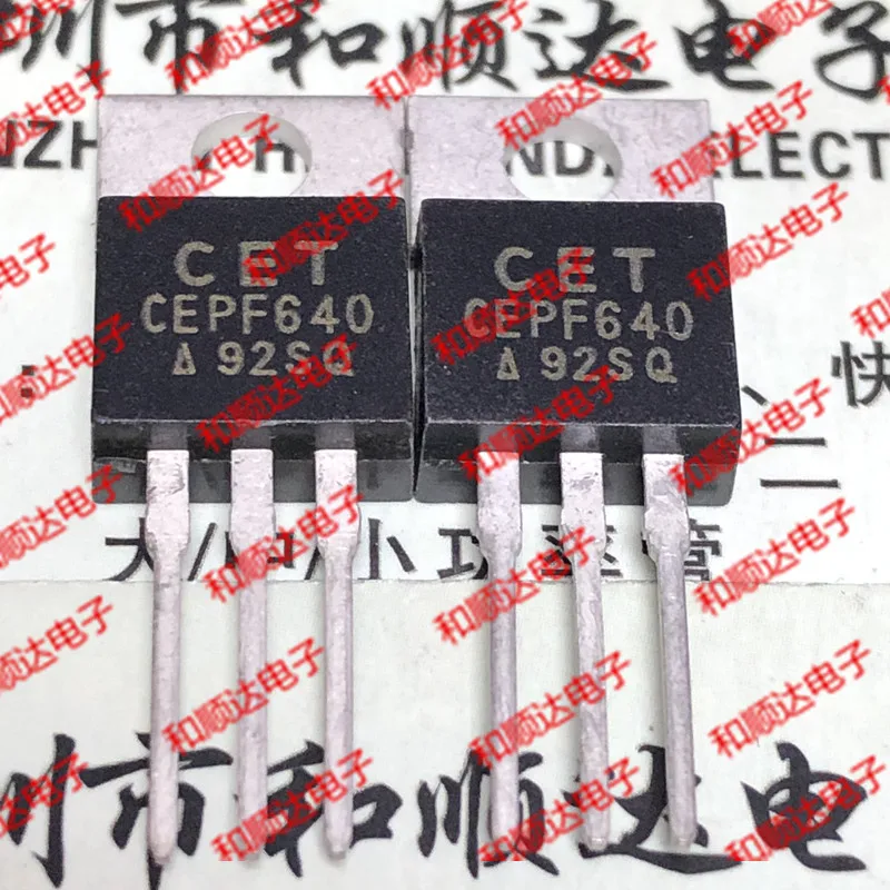 10PCS CEPF640 ZU-220 200V 18A