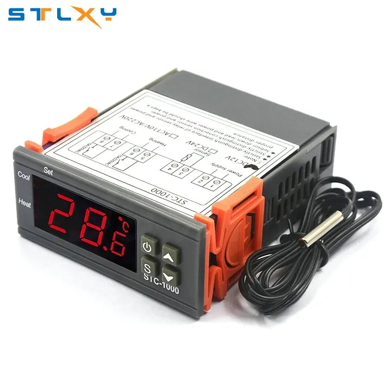 STC-1000 STC 1000 LED Digital Thermostat for Incubator Temperature Controller Thermoregulator Relay Heating Cooling 12V 24V 220V