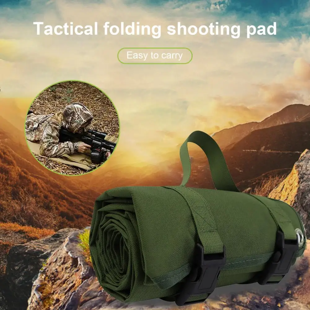 

80%HOTFoldable Shooting Mat Wear-resistant Oxford Cloth Easy Rool-Up Range Mat Shooting Gear