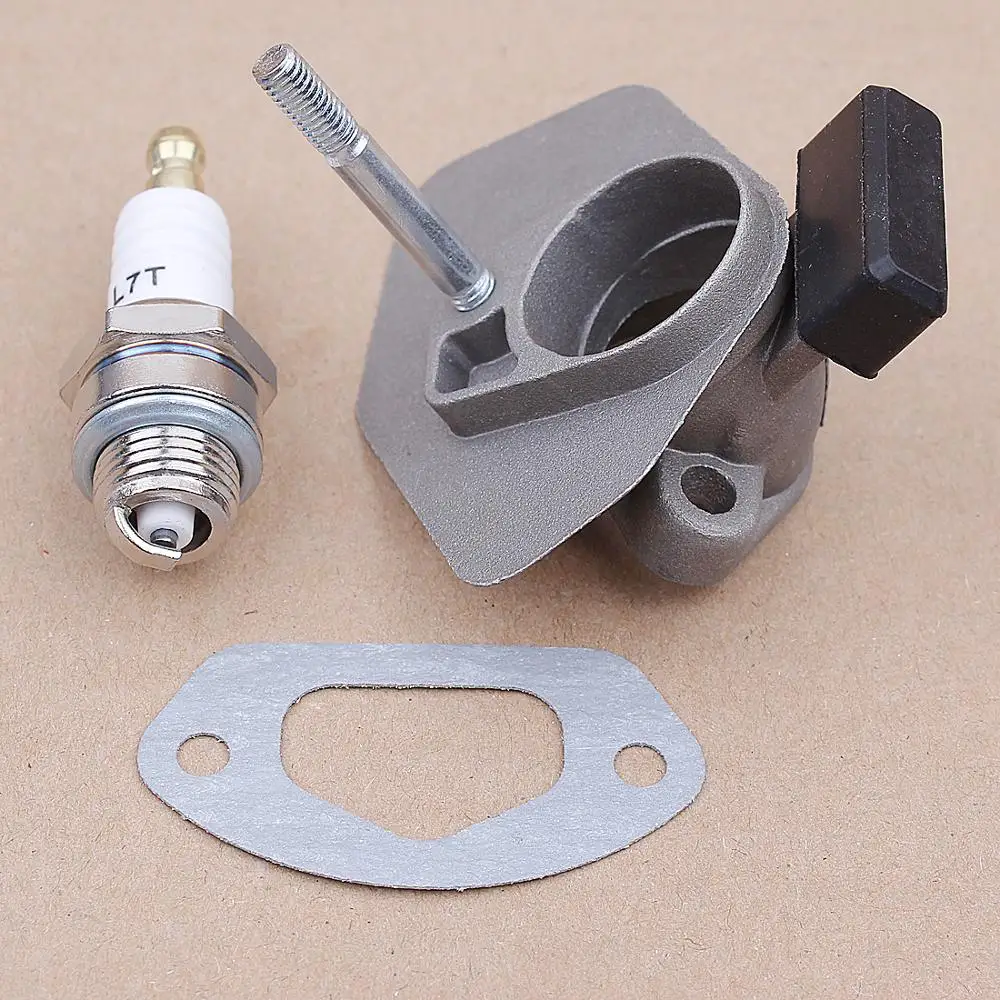 Carburateur Beugel Base Adapter Intake Mainfold Gakset Kit Voor Chinese Kettingzaag 5200 52cc 5800 58cc 4500 45cc Vervangen Onderdeel