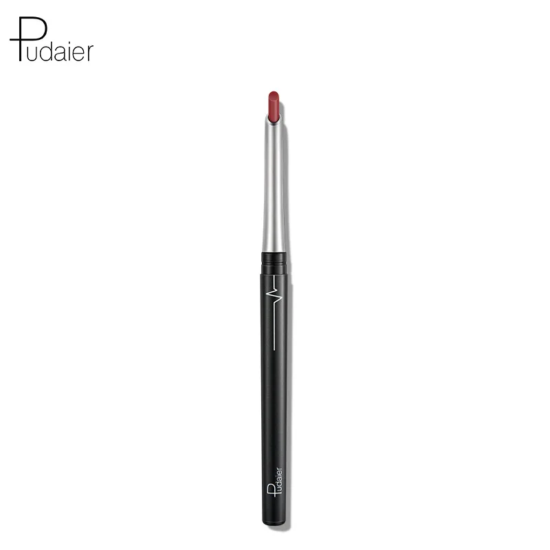 Pudaier Stereo Matte 17 Color Lip Pencil Automatically Decolorizing Eyeshadow, Eyeliner, Red Lipstick Makeup Cosmetic Gift