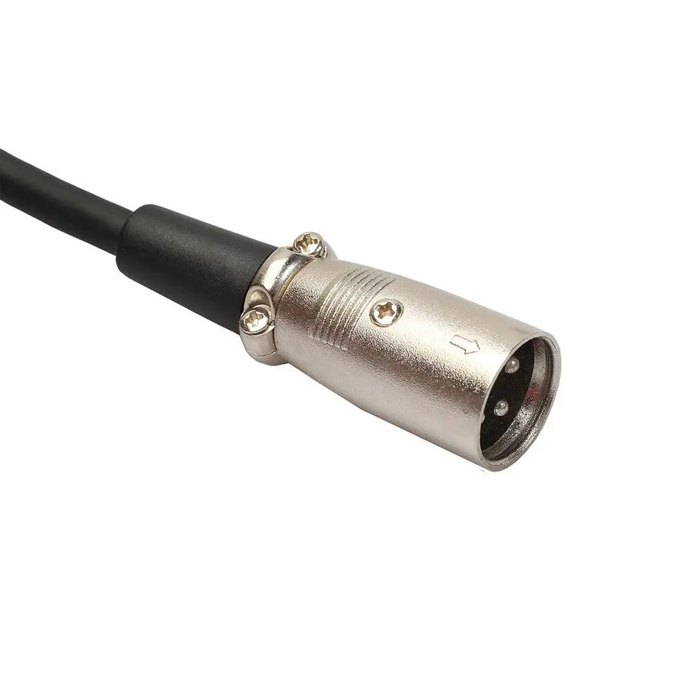Cable profesional XLR macho y hembra de 3 pines, 1m, 1,5 m, 3m (opcional), micrófono blindado, Cable de Audio de 6M, 9,84 pies, 3 metros