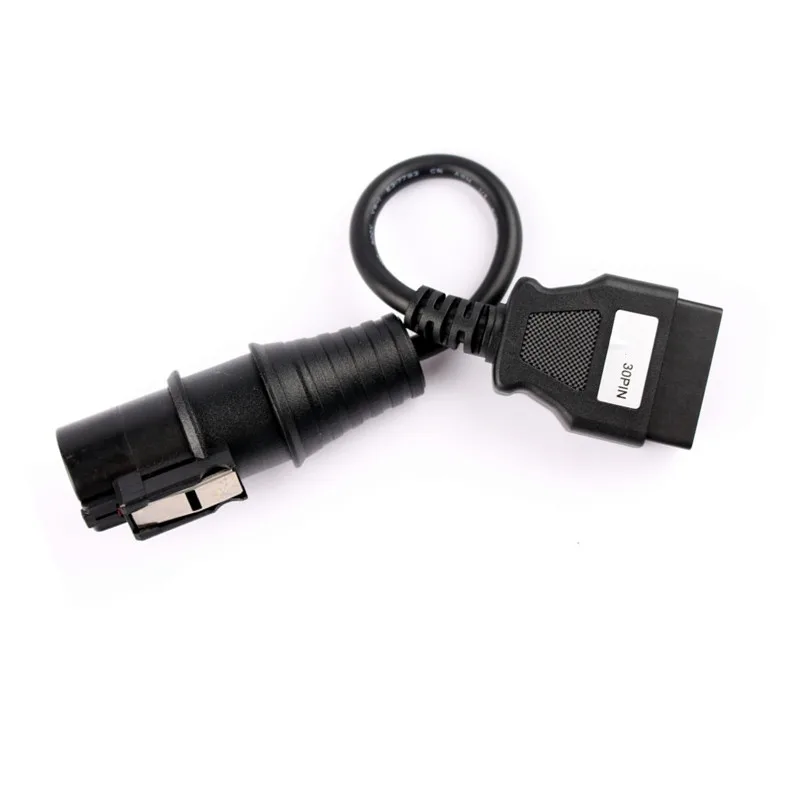 OBD2 Adapter For IVECO 30Pin to 16Pin Female Truck OBDII Cable OBD 2 Connector For IVECO 30 pin to OBD2 16 pin Truck Cable