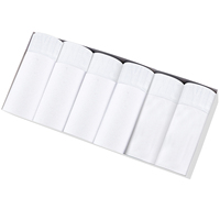 6Pcs White Boxers Man Sexy Underpants Brands Underwear Mens Boxershorts Cotton Men's Panties Male Boxer Shorts Set